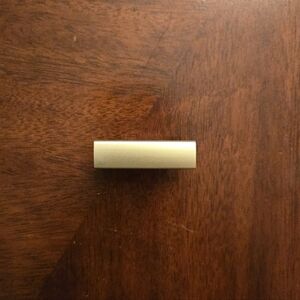 Set of 7 Gold Rectangular Knobs